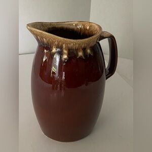 Vintage Hull Ovenproof Brown/Cream Pottery Handled Jug/Pitcher